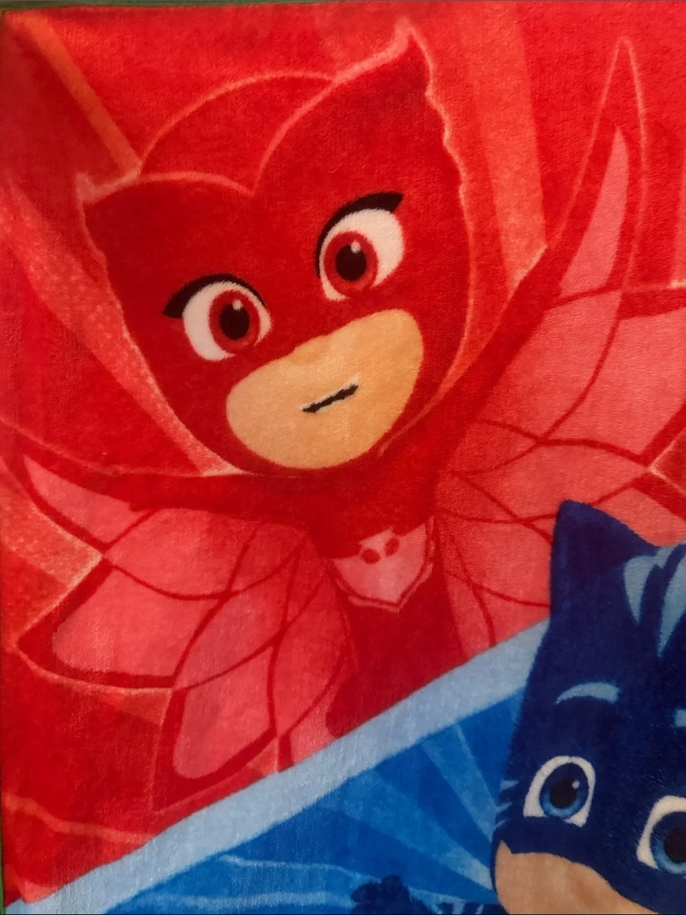 Disney PJ Masks Red Blue Green Kids Throw Blanket
